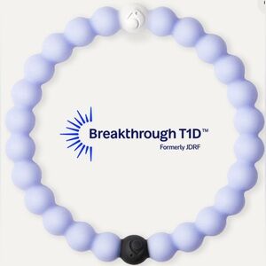 LOKAI Lg Lavender Breakthrough T1D Diabetes Cause Bangle Bracelet Boho Y2K